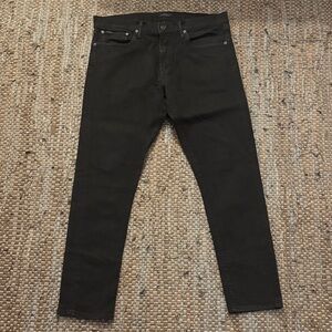 Polo Ralph Lauren Men's Dark Black Skinny Jeans - size 34x30 - mint condition